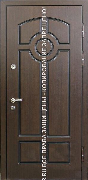 Дверь металлическая входная с шумоизоляцией МДФ/МДФ 3151 Дверь металлическая входная с шумоизоляцией МДФ/МДФ 3151